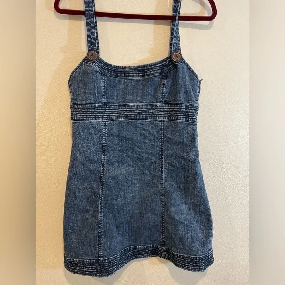 3/$30 Rewind over all mini dress size 9